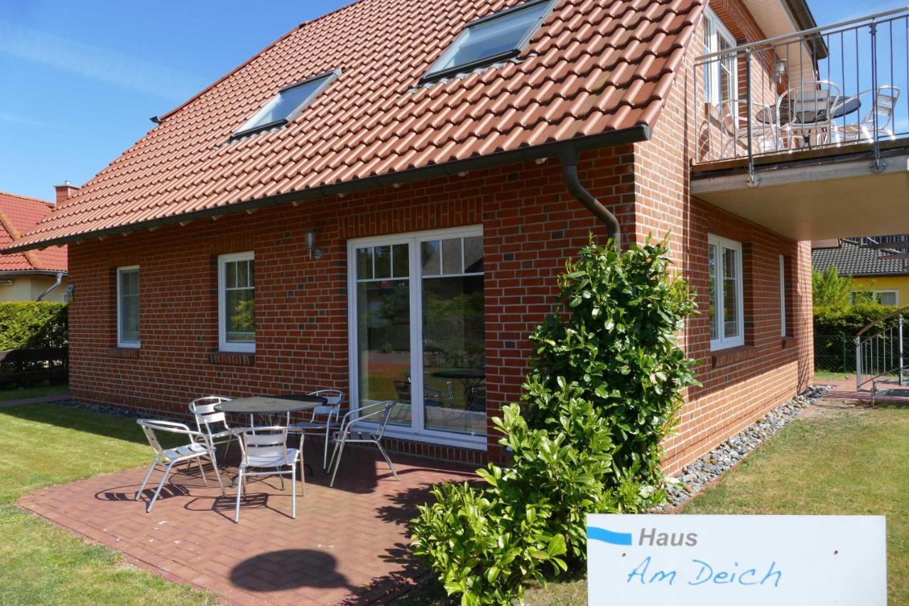 Haus Am Deich Feriendomizil Mit Balkon Apartman Baabe Kültér fotó