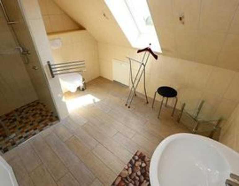 Haus Am Deich Feriendomizil Mit Balkon Apartman Baabe Kültér fotó
